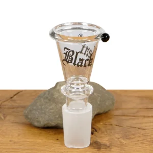 Black Leaf Glaskopf konisch mit Rollstop