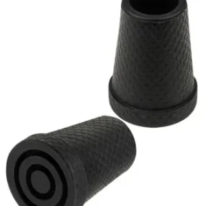 Gummikapsel für Carbonstöcke mit Stahleinlage schwarz