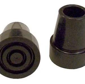 Gummipuffer für Vierfußgehhilfe, 18mm schwarz