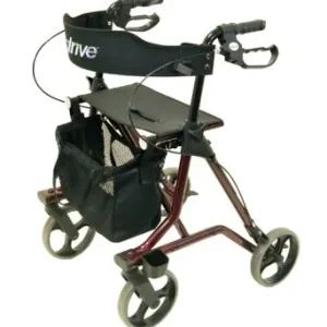 Rollator TORRO mit Stockhalter und Netzkorb