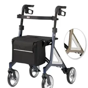 Rollator ALEVO ALU mit Rückengurt und Tasche