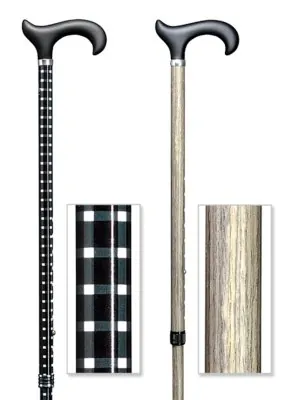 Derbystock Ergonomic MOOREICHE verstellbar