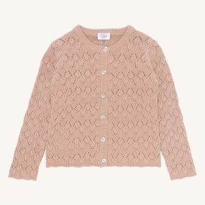 HCCilja Pointelle Cardigan (Rugby Tan)