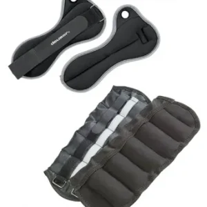 Gewichtsmanschette Deuser Fußgelenk 2,0kg schwarz (Paar)