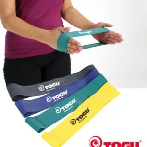 Theragym Powerband Loop-Set gelb, grün, blau und schwarz (VPE: 4 Stück)