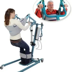 Aktivlifter aks-dualo mit Gurt und Aufhänger wasserblau