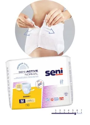 Einweginkontinenzslips Seni Active Normal x-large (1 Karton: 8×10 Stück)