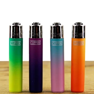 Clipper Feuerzeug Medium Metallic Gradient #3