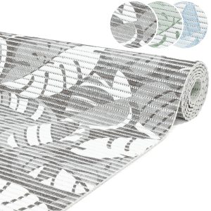 Weichschaummatte Badematte rutschfest Badvorleger Meterware Antirutschmatte Teppich Blau/Grün/Grau 65cm Breite