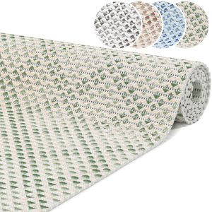 Weichschaummatte Badematte rutschfest Badvorleger Meterware Antirutschmatte Falschuni Blau/Braun/Grün/Grau 65cm Breite