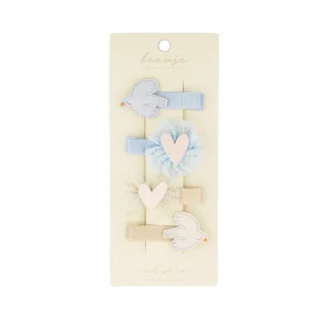 Haarspangen „Bird & Heart“