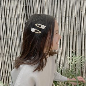 „Lily Leopard“-Haarspangen