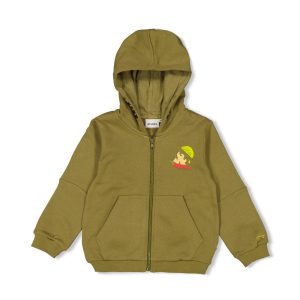 Sweatjacke mit Kapuze – Desert Fiesta (Army)