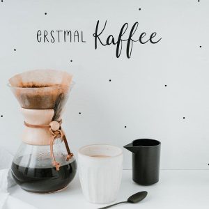 Sticker „Erstmal Kaffee“