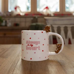 Tasse aus Steinzeug „Too cute to handle“ (Teddy)