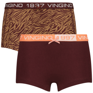 Unterhosen Zebra (2er Packung, Rustic brown)