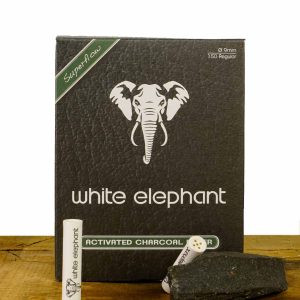 White Elephant Aktivkohle Filter Regular Size Ø9mm 150 Stück
