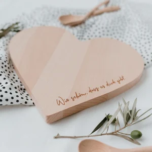 Frühstücksbrettchen „Herz“