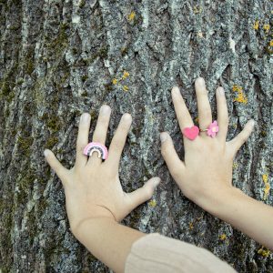 Ring-Set „Hippy Rainbow“