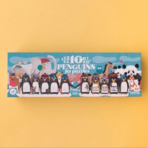 Puzzle Set „10 Pinguine“