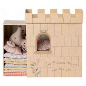 Kuschelmaus Prinzessin auf der Erbse (H 17, rosa)