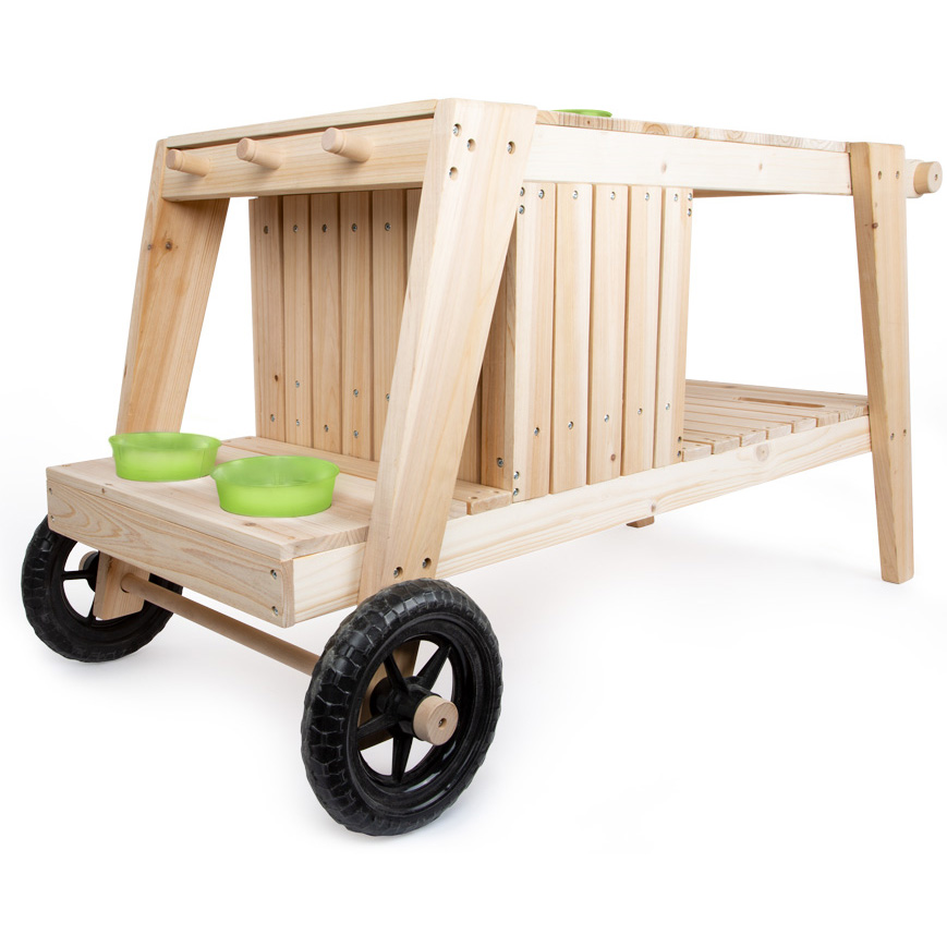 Matschküche aus Holz – Bild 7