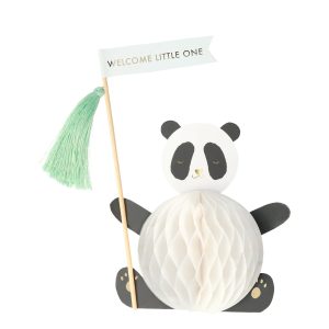 Stand-up Waben Karte Baby Panda von Meri Meri