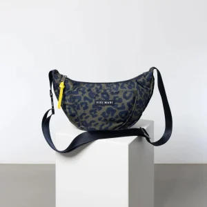 VIVI MARI Padded Hip Bag Leo Splashes Navy/Olive