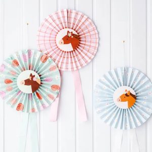 Dekorative Pferde Rosetten