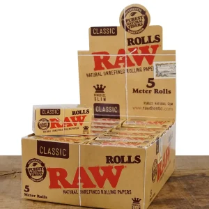 RAW Classic Rolls King Size Slim 5m 24er Box