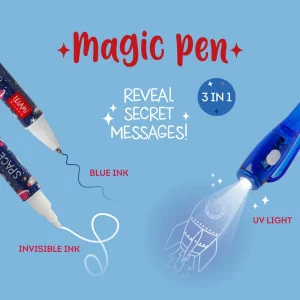 Stift mit Unsichtbarer Tinte „Magic Pen“ (verschiedene Motive)