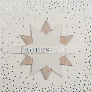 XL Steckkarte „Frohes Fest“