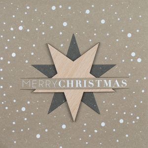 XL Steckkarte „Merry Christmas“