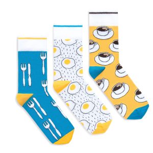 Socken-Set “Frühstück” – 3 Paar