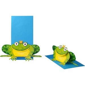 3D Faltkarte “Froschkönig”
