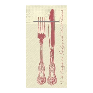 Pocket Napkins “HEIDELBERG” bordeaux 100 Stk.