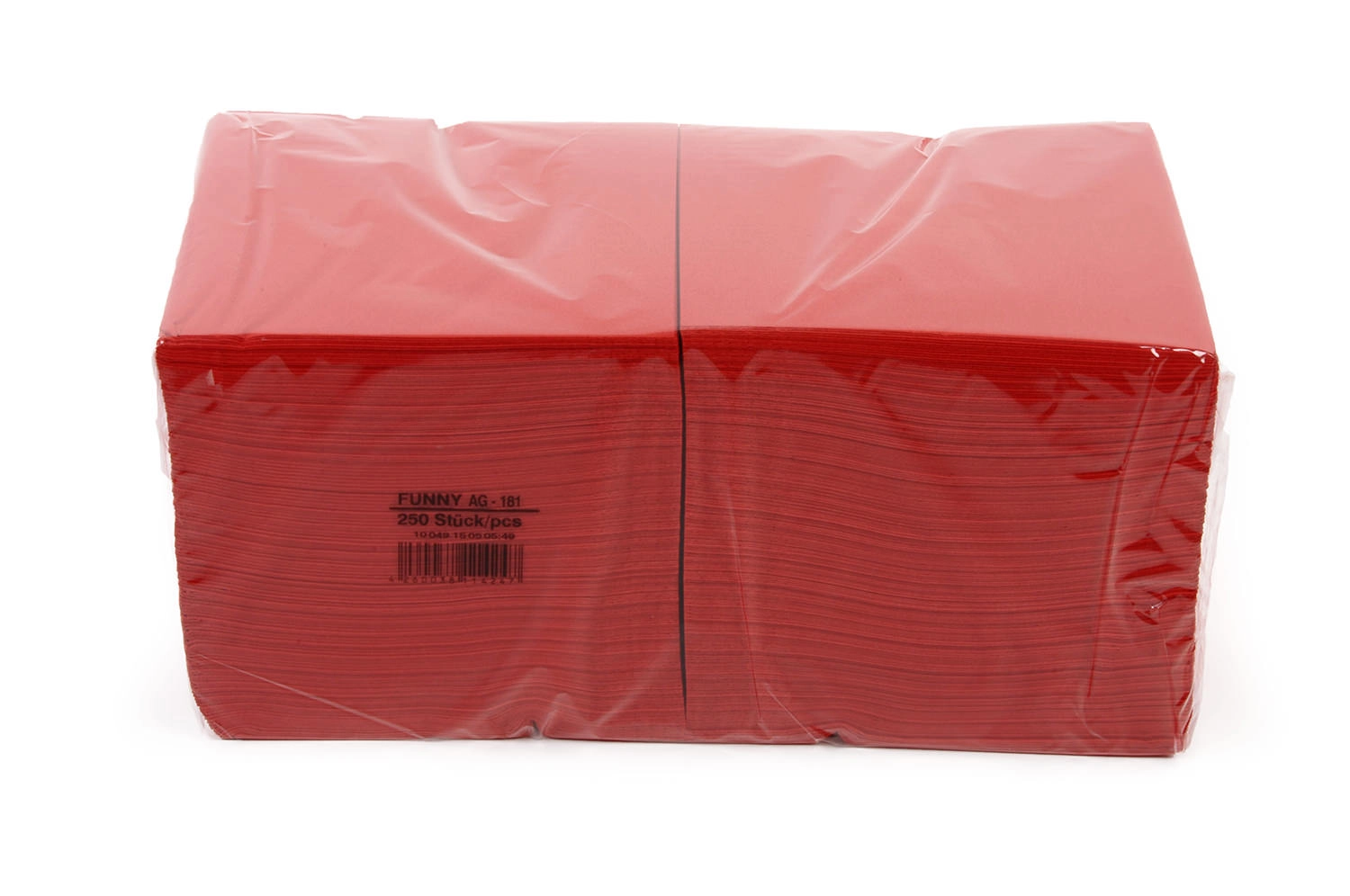 Tafelservietten rot Funny , 33 x 33 cm, 1000 Stk.,3 lagig
