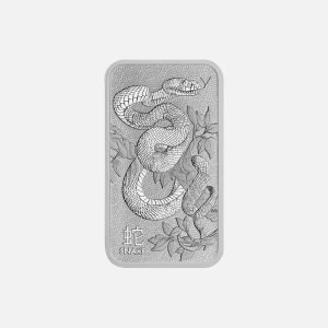 The Perth Mint 1 oz Silberbarren “Schlange”