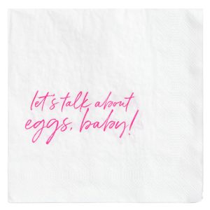 Servietten – “Let’s talk about eggs” – 20 Stk.
